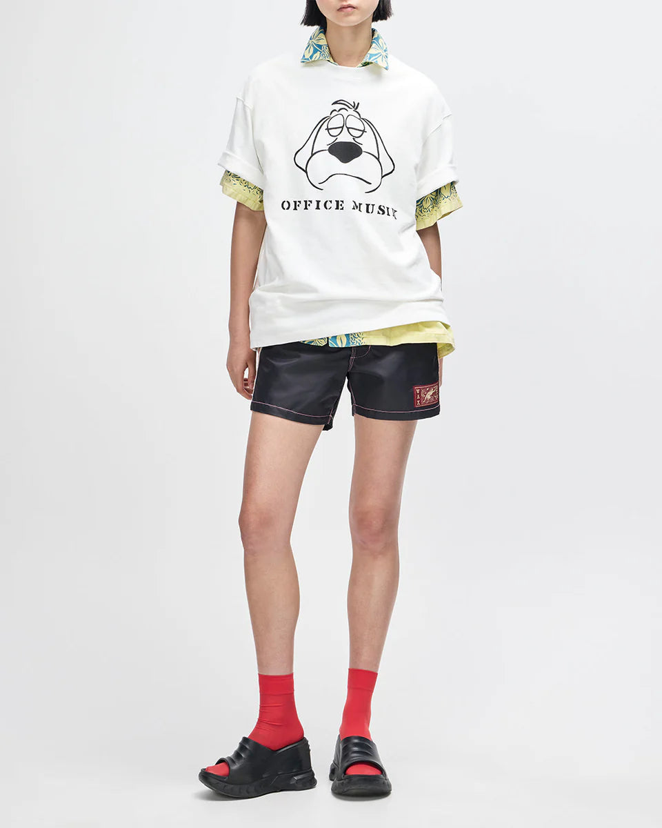 DEUS EX MACHINA OFFICE MUSIQUE TEE - VINTAGE WHITE