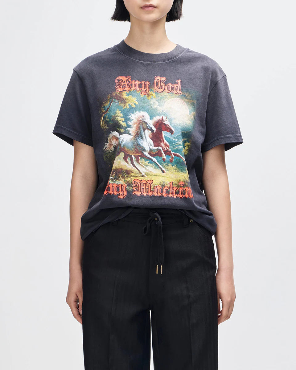 DEUS EX MACHINA HORSEPLAY TEE - BLACK BEAUTY