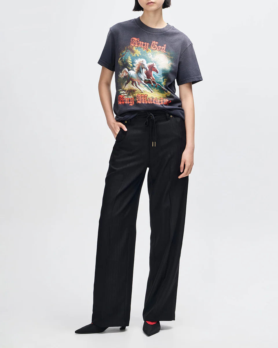 DEUS EX MACHINA HORSEPLAY TEE - BLACK BEAUTY