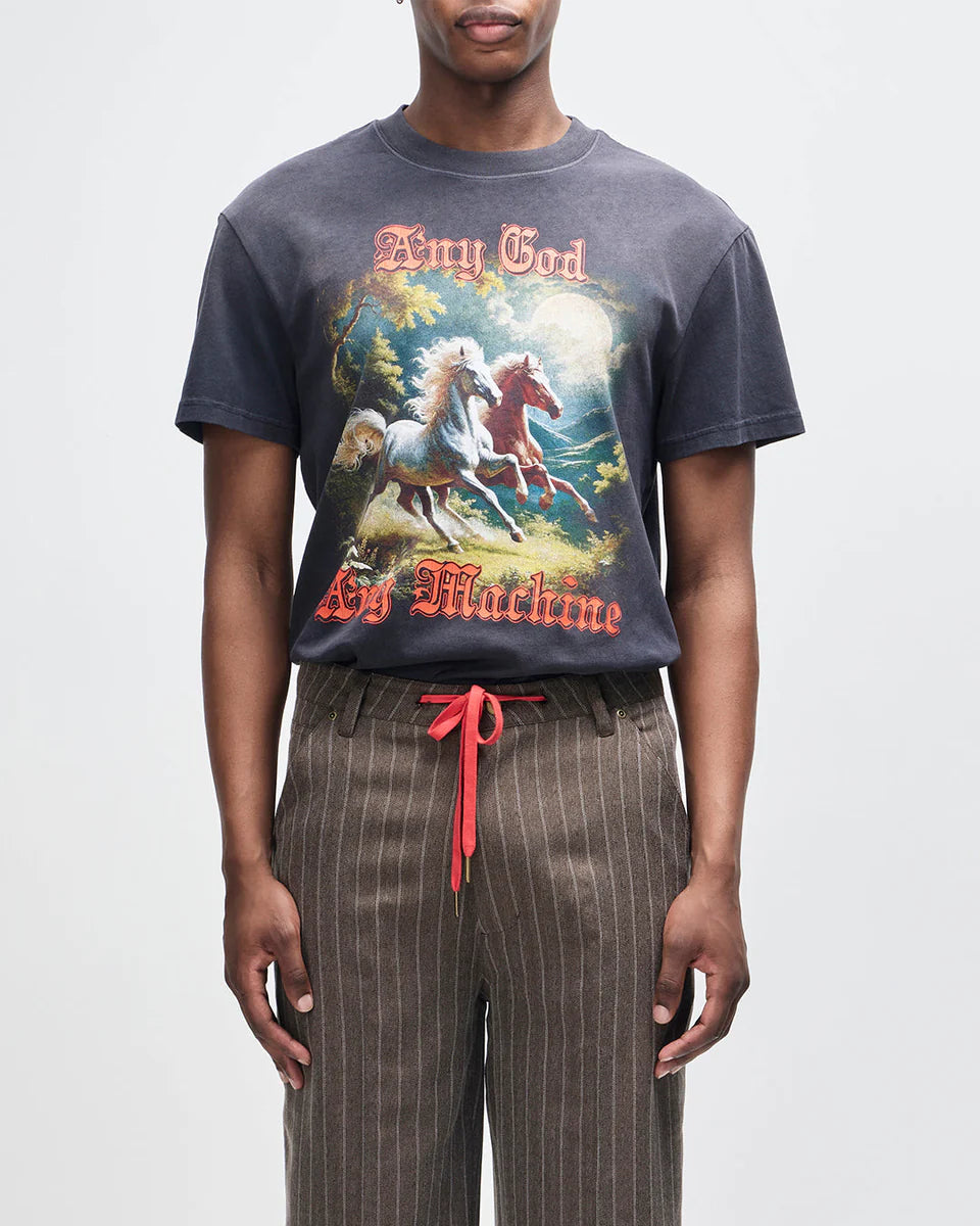 DEUS EX MACHINA HORSEPLAY TEE - BLACK BEAUTY