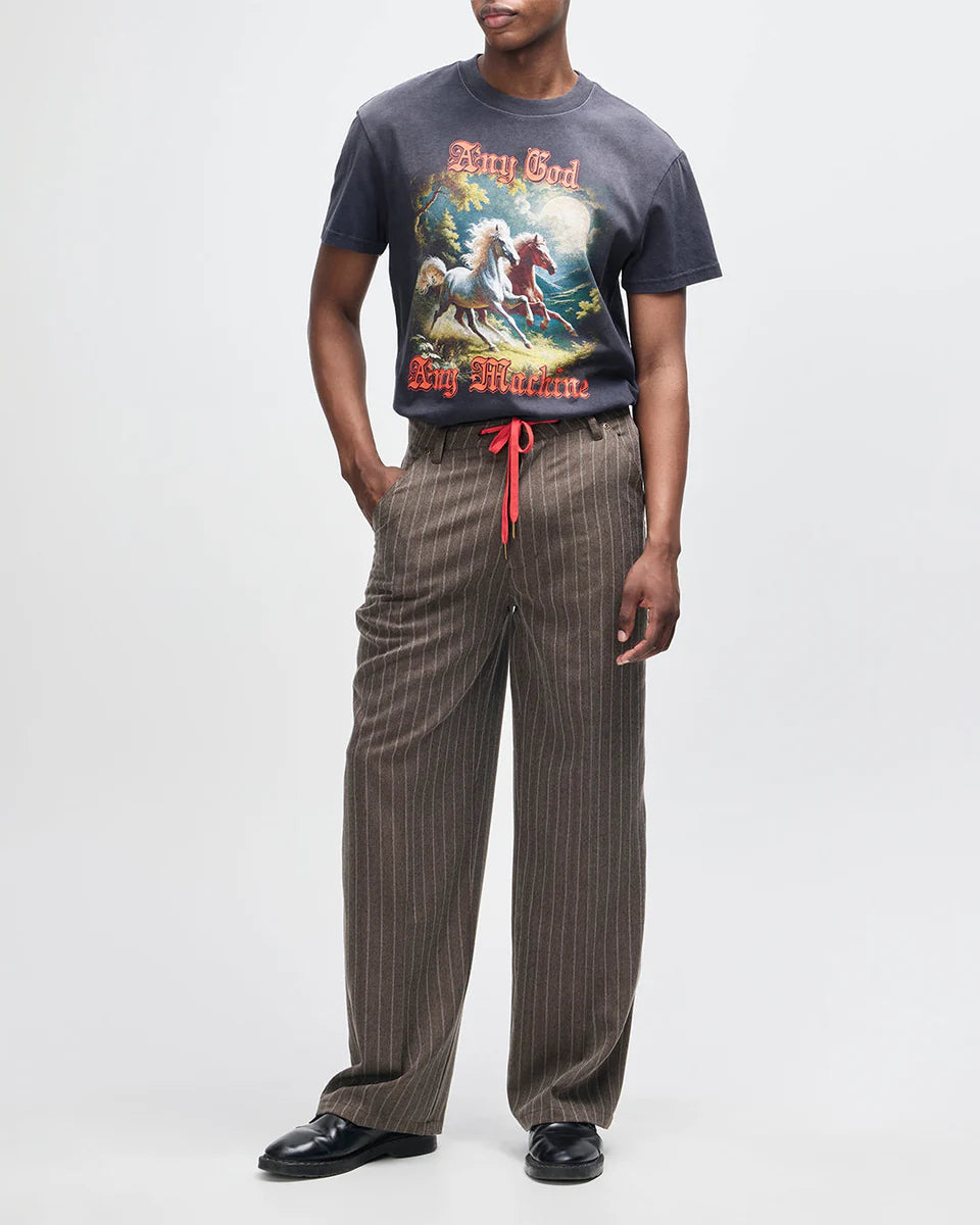 DEUS EX MACHINA HORSEPLAY TEE - BLACK BEAUTY