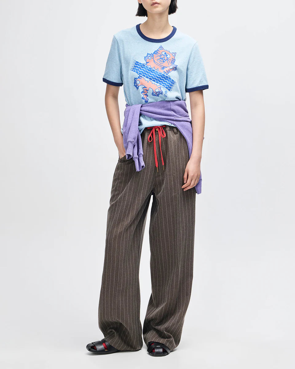 DEUS EX MACHINA FLAT OUT TEE - STRONG BLUE