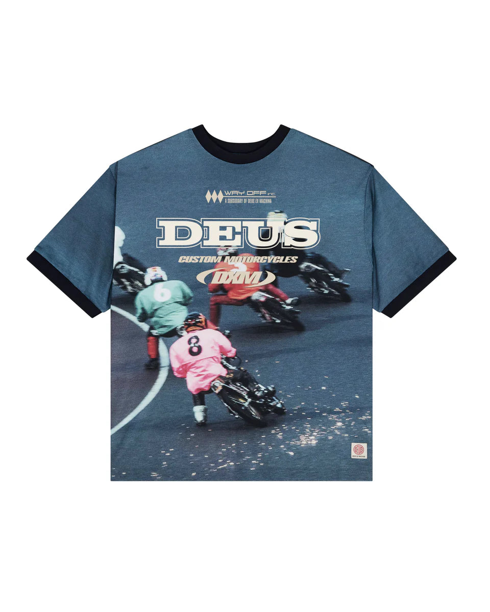 DEUS EX MACHINA ENDURO PHOTO SS JERSEY - BLUE