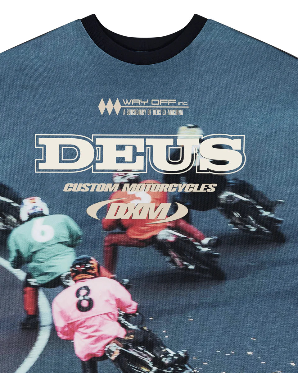 DEUS EX MACHINA ENDURO PHOTO SS JERSEY - BLUE