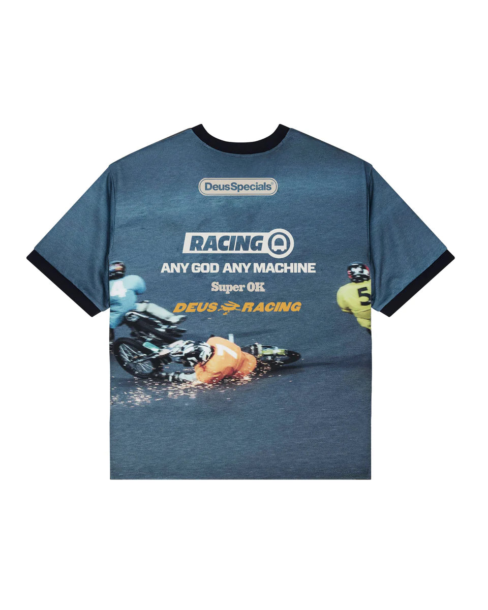 DEUS EX MACHINA ENDURO PHOTO SS JERSEY - BLUE