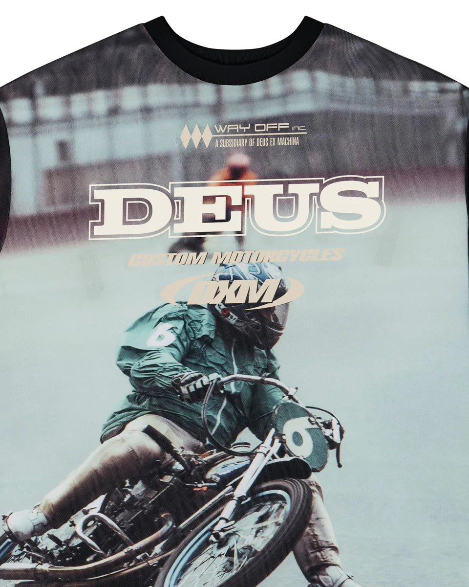 DEUS EX MACHINA ENDURO PHOTO SS JERSEY - BROWN