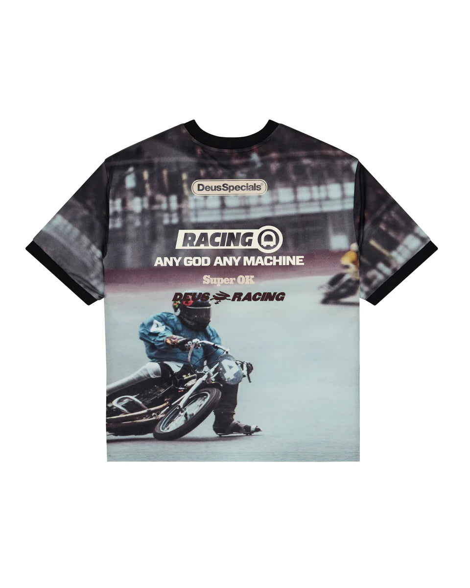 DEUS EX MACHINA ENDURO PHOTO SS JERSEY - BROWN