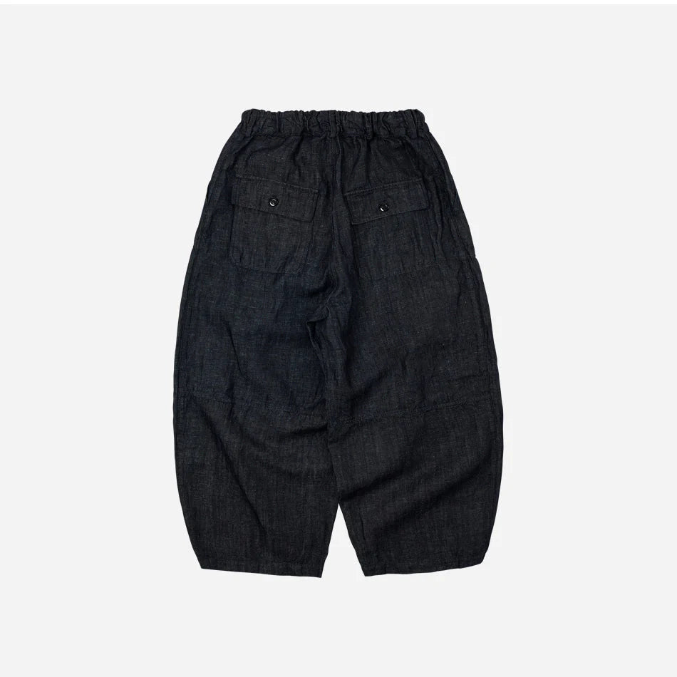 FRIZM WORKS DENIM BALLOON PANTS - INDIGO