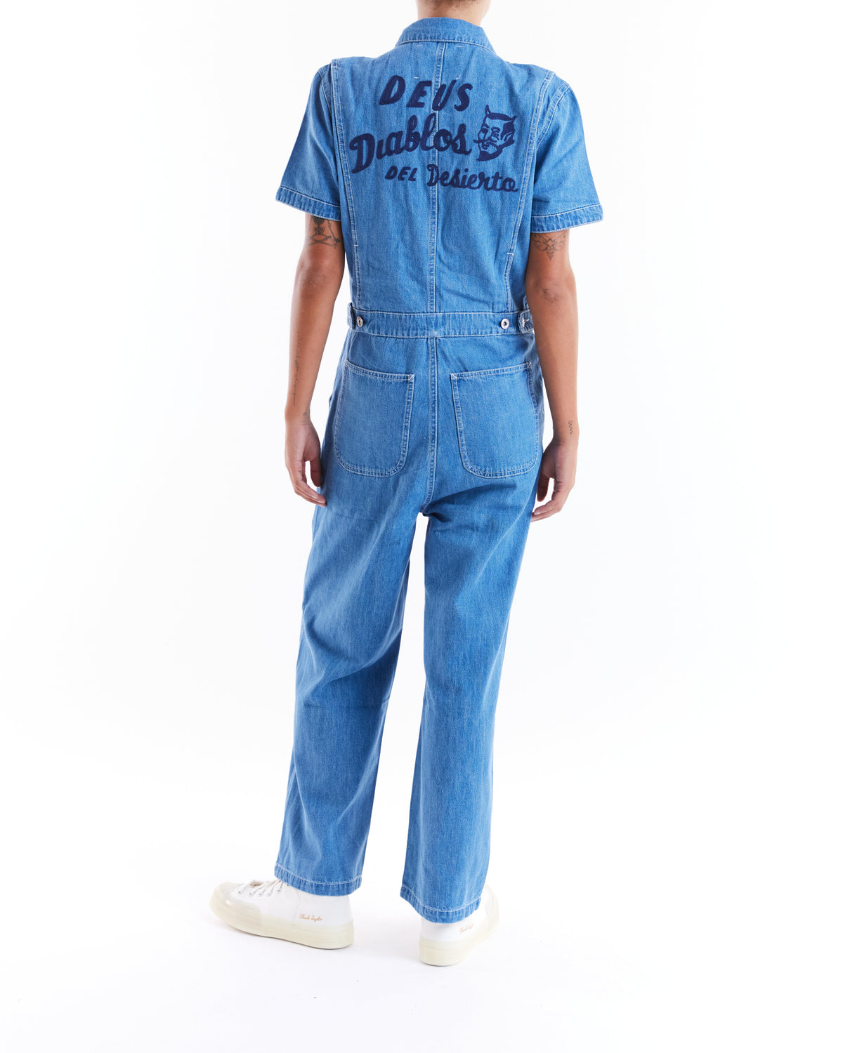 DEUS EX MACHINA ARCHIVAL COVERALL - BLEACH STONEWASH