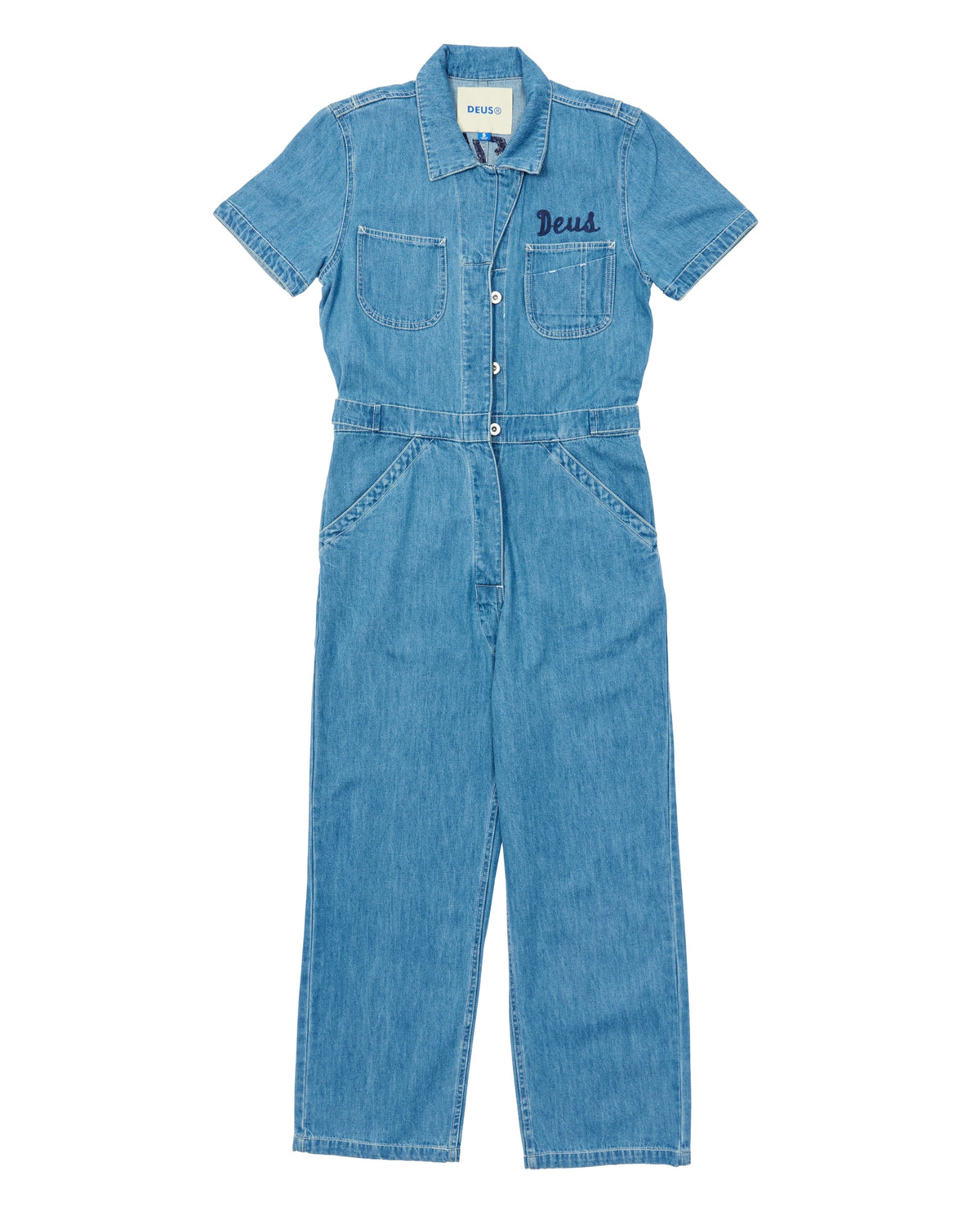 Archival Coverall - Bleach Stonewash|Flatlay