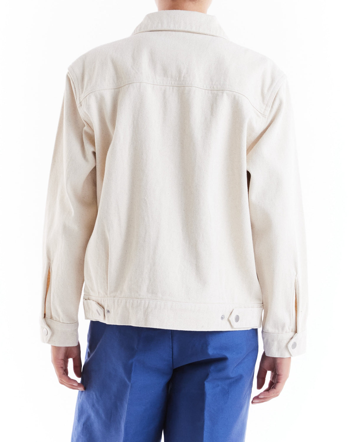 September Denim Jacket - Natural|Model