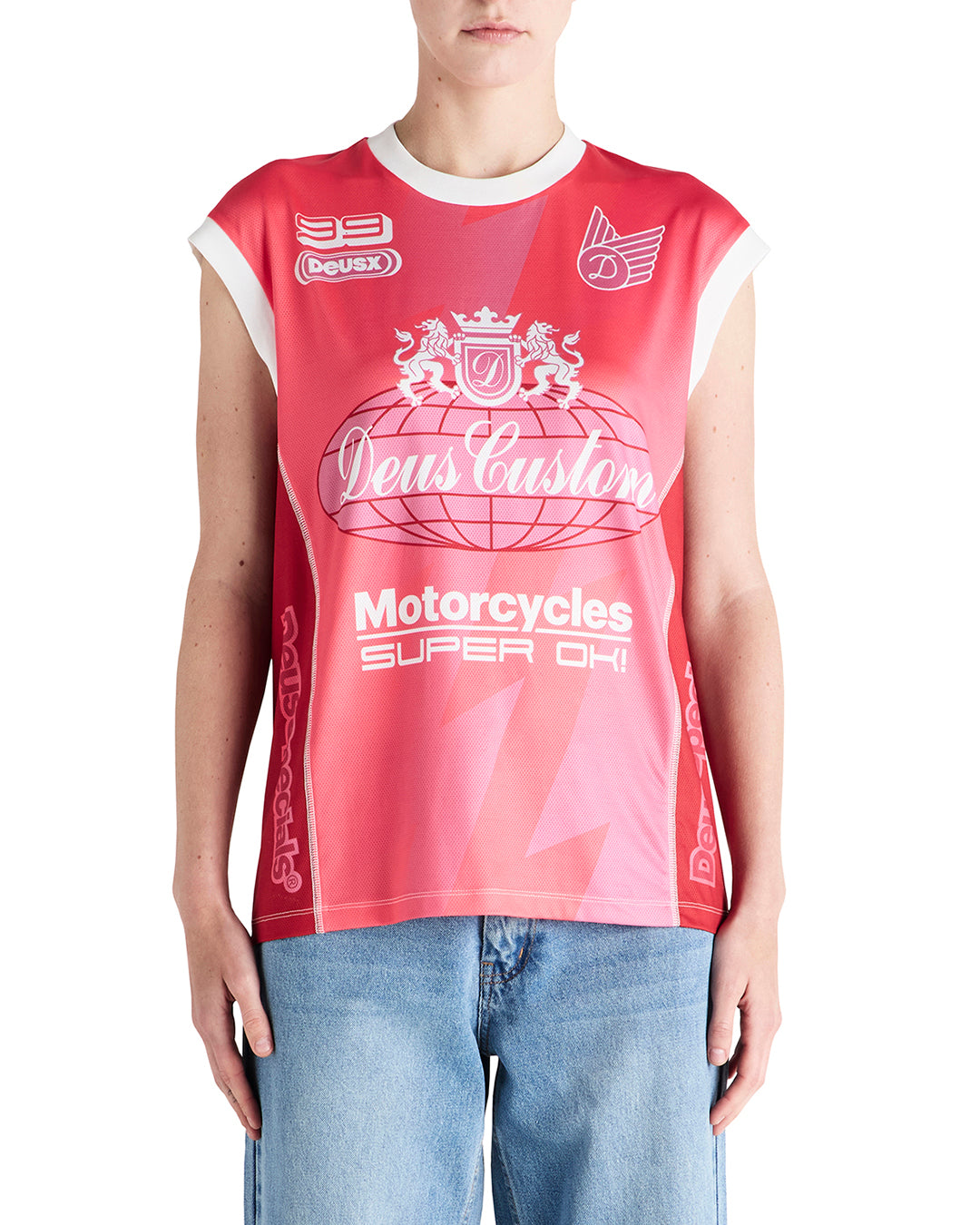 Project Mayhem Moto Tank - Cherry|Model