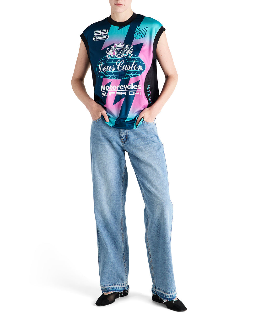 DEUS EX MACHINA PROJECT MAYHEM MOTO TANK - THUNDER