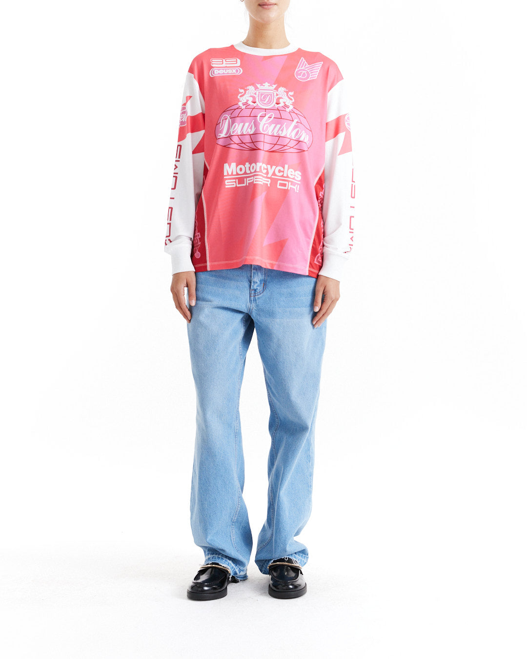DEUS EX MACHINA THUNDER LS MOTO TOP - CHERRY