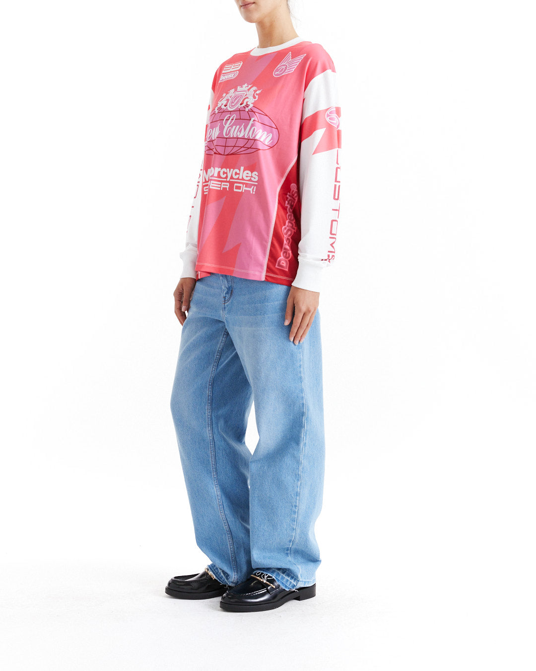 DEUS EX MACHINA THUNDER LS MOTO TOP - CHERRY