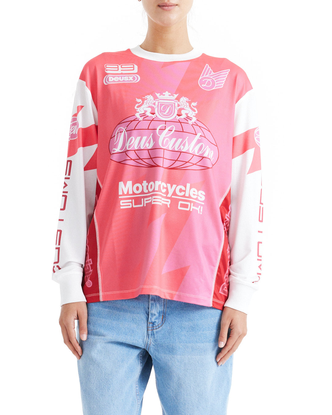 Thunder LS Moto Top - Cherry|Model