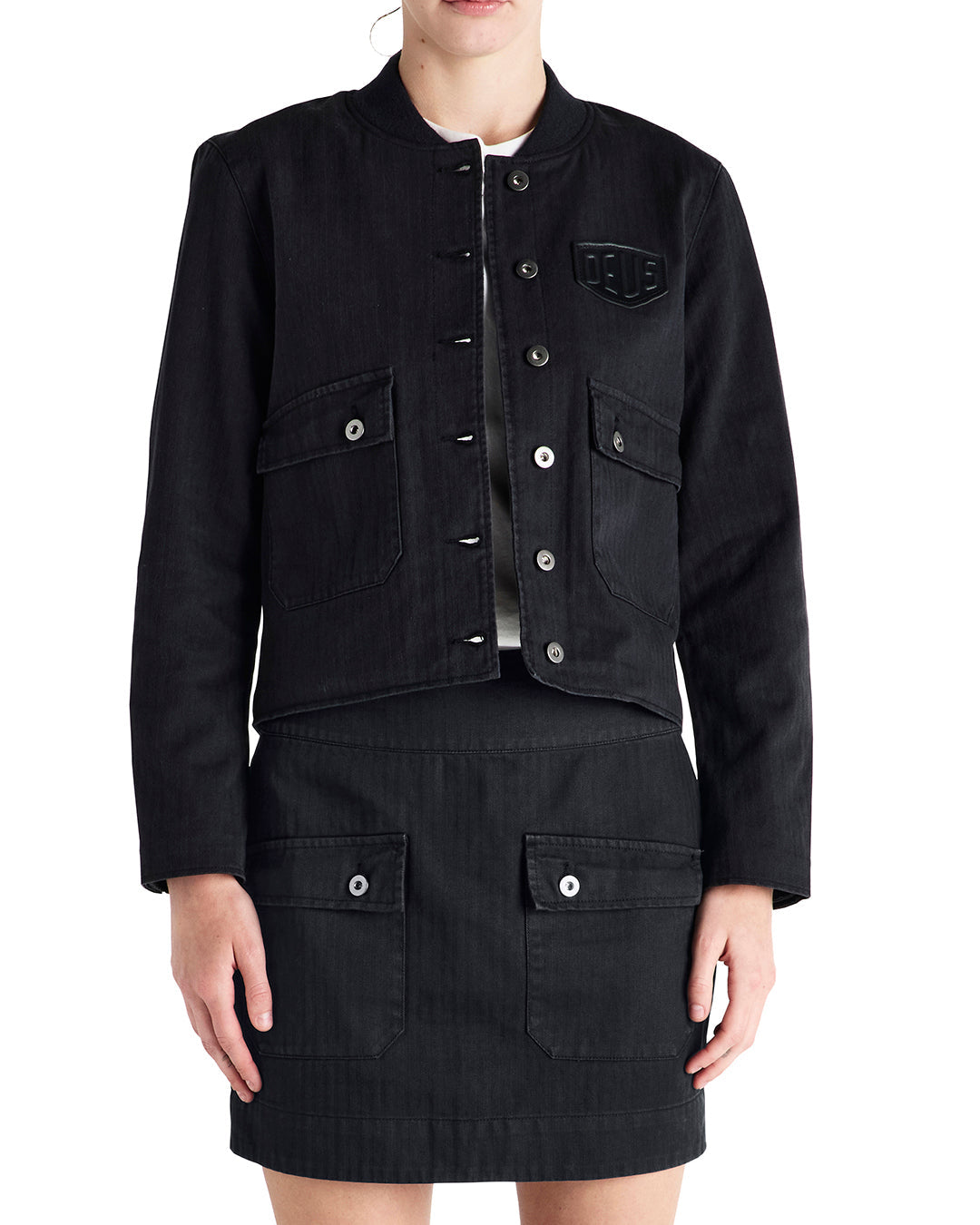 DLP256079-Devon_Jacket-Black_Beauty|Model