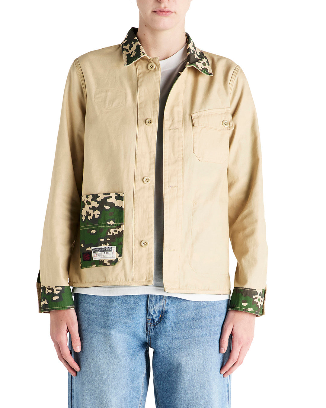 cornelius-jacket-stone-green|Model