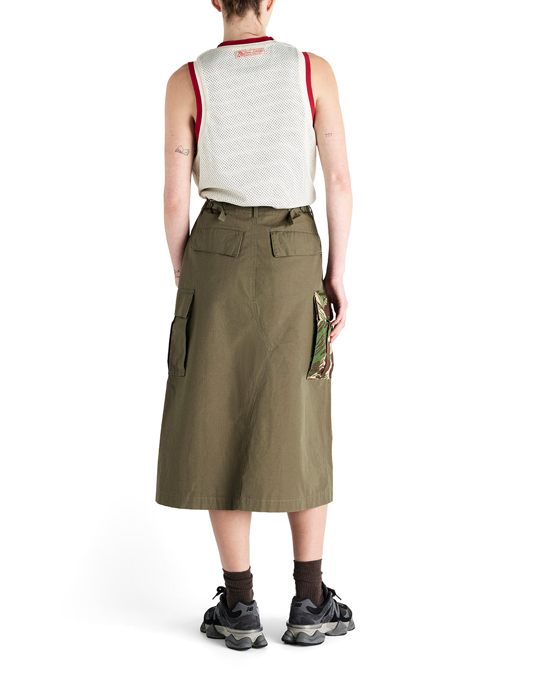 arts-crafts-skirt-burnt-olive|Flatlay