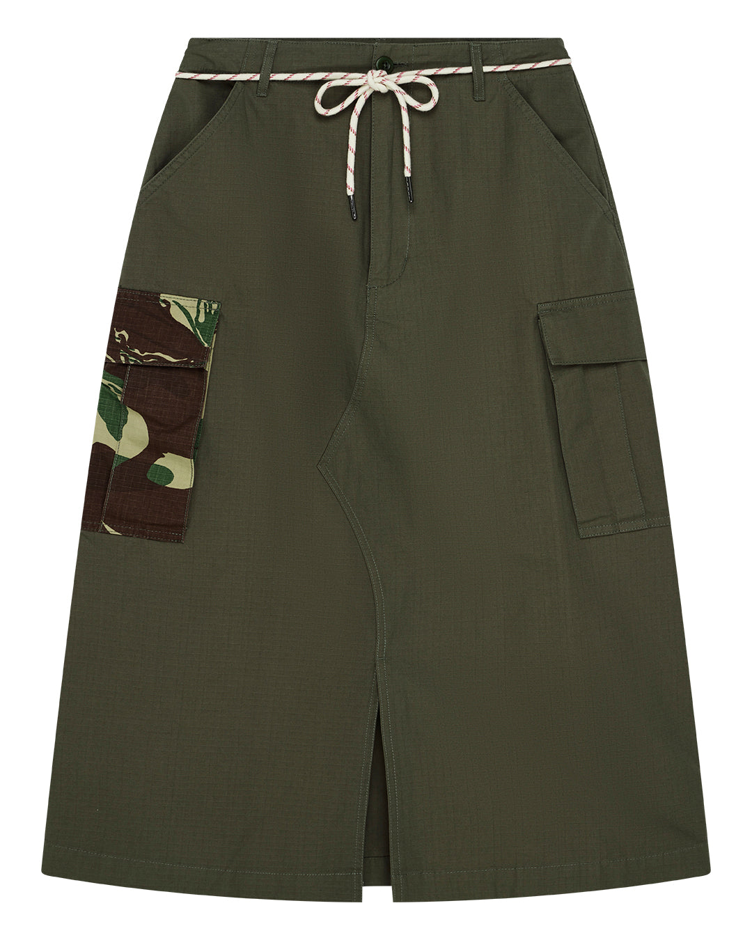 Arts & Crafts Skirt - Burnt Olive|Flatlay
