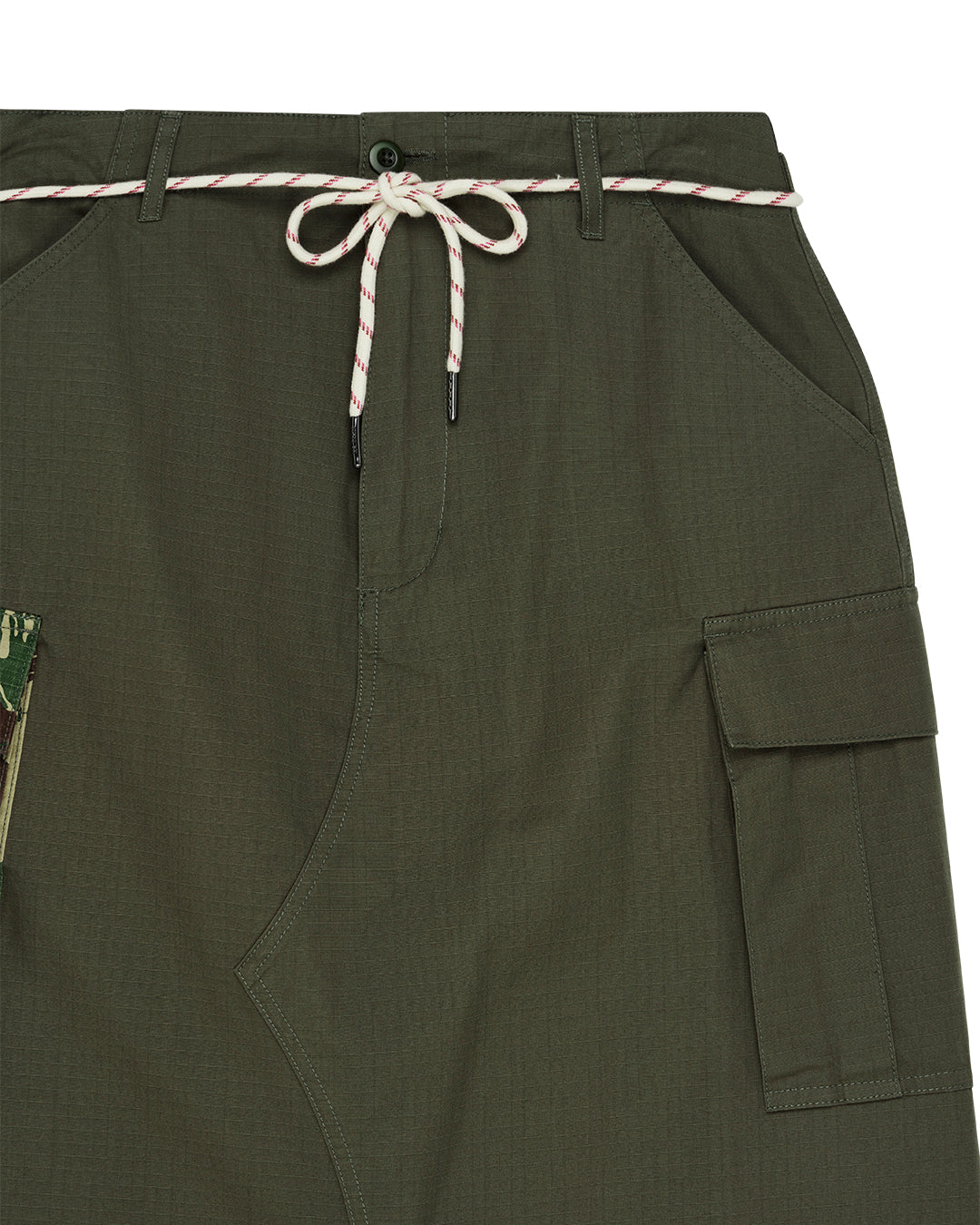 DEUS EX MACHINA ARTS & CRAFTS SKIRT - BURNT OLIVE