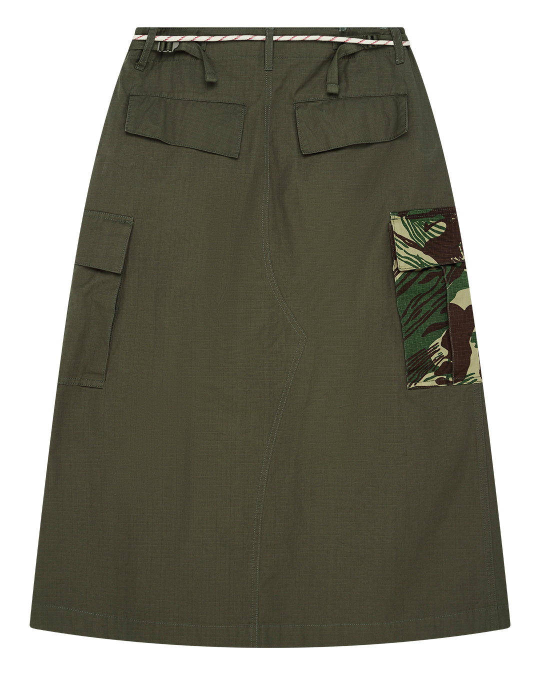 Arts & Crafts Skirt - Burnt Olive|Flatlay