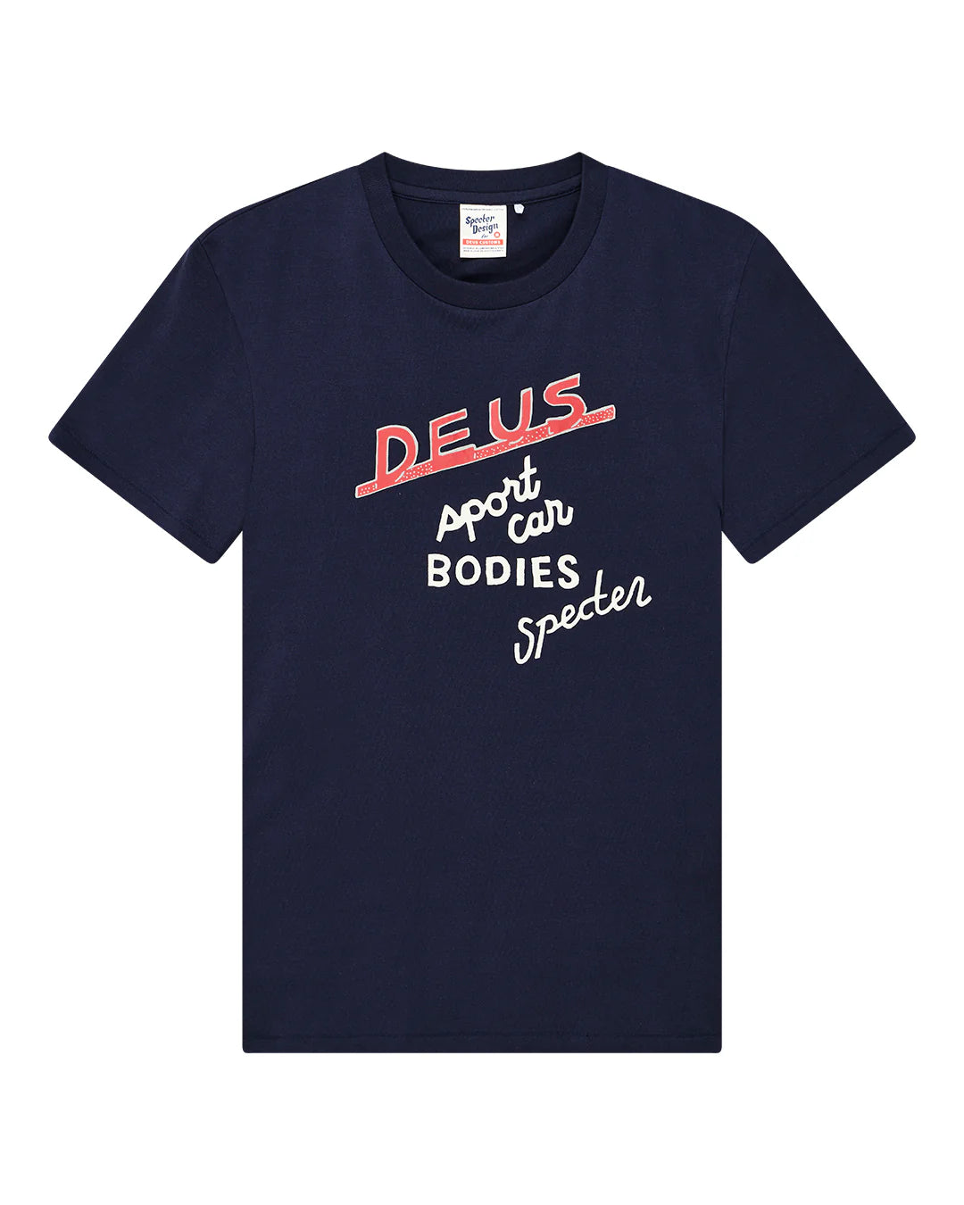 DEUS EX MACHINA SPECTER WORKSHOP TEE - AZURE NAVY
