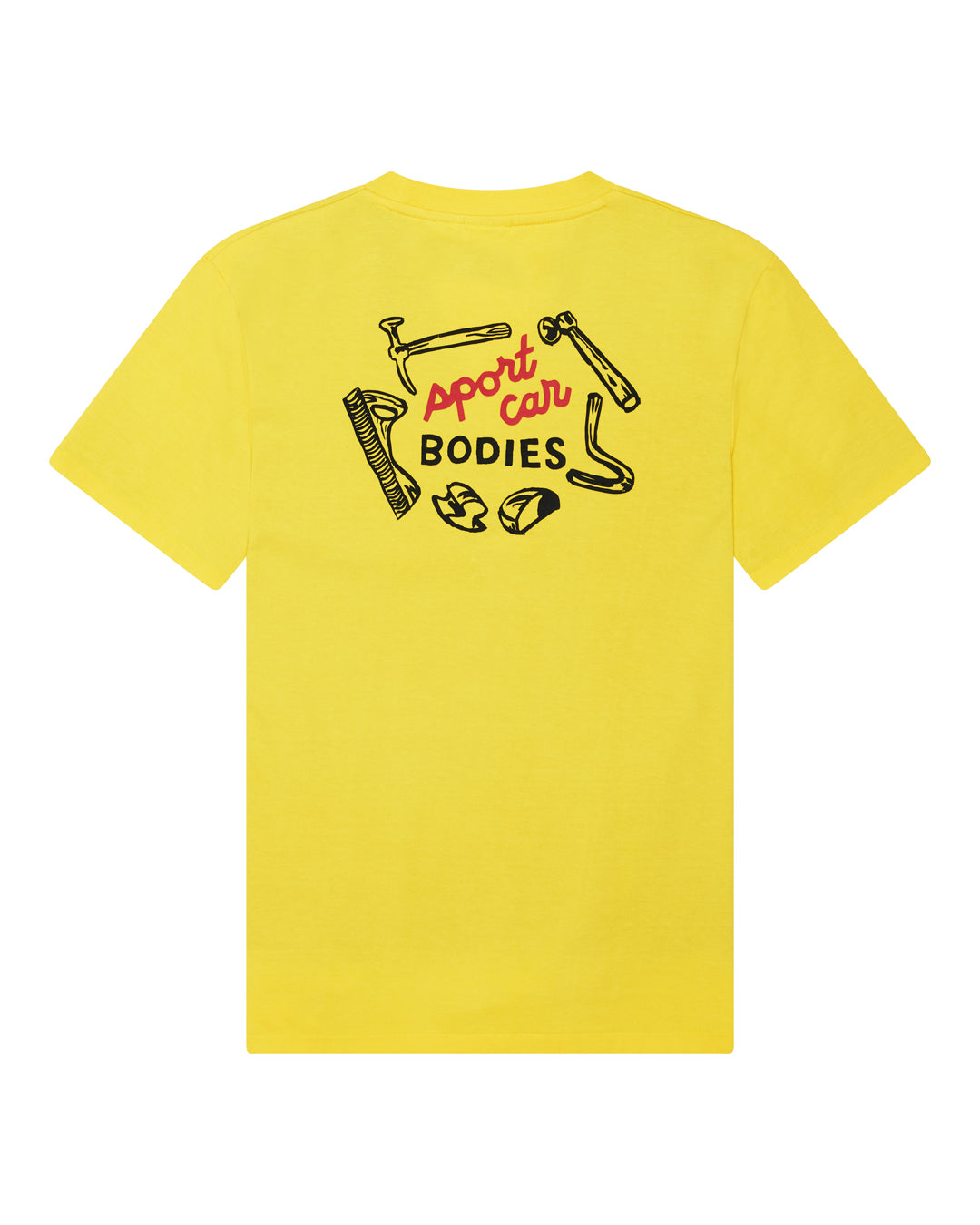 specter-sport-car-tee-canary-yellow|Flatlay