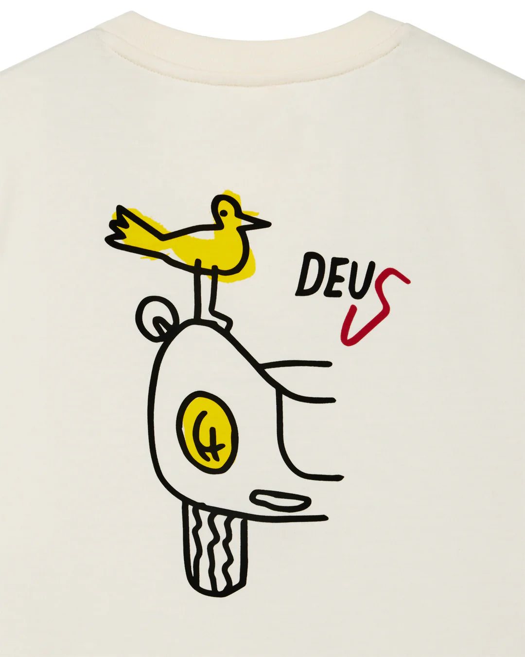 DEUS EX MACHINA SPECTER RARE BIRDS TEE - PRISTINE WHITE
