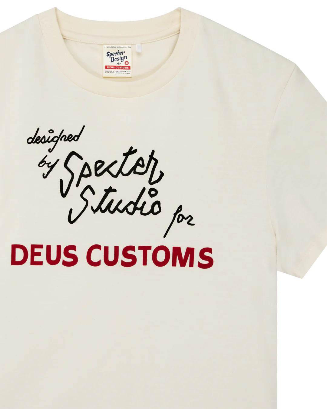 DEUS EX MACHINA SPECTER RARE BIRDS TEE - PRISTINE WHITE