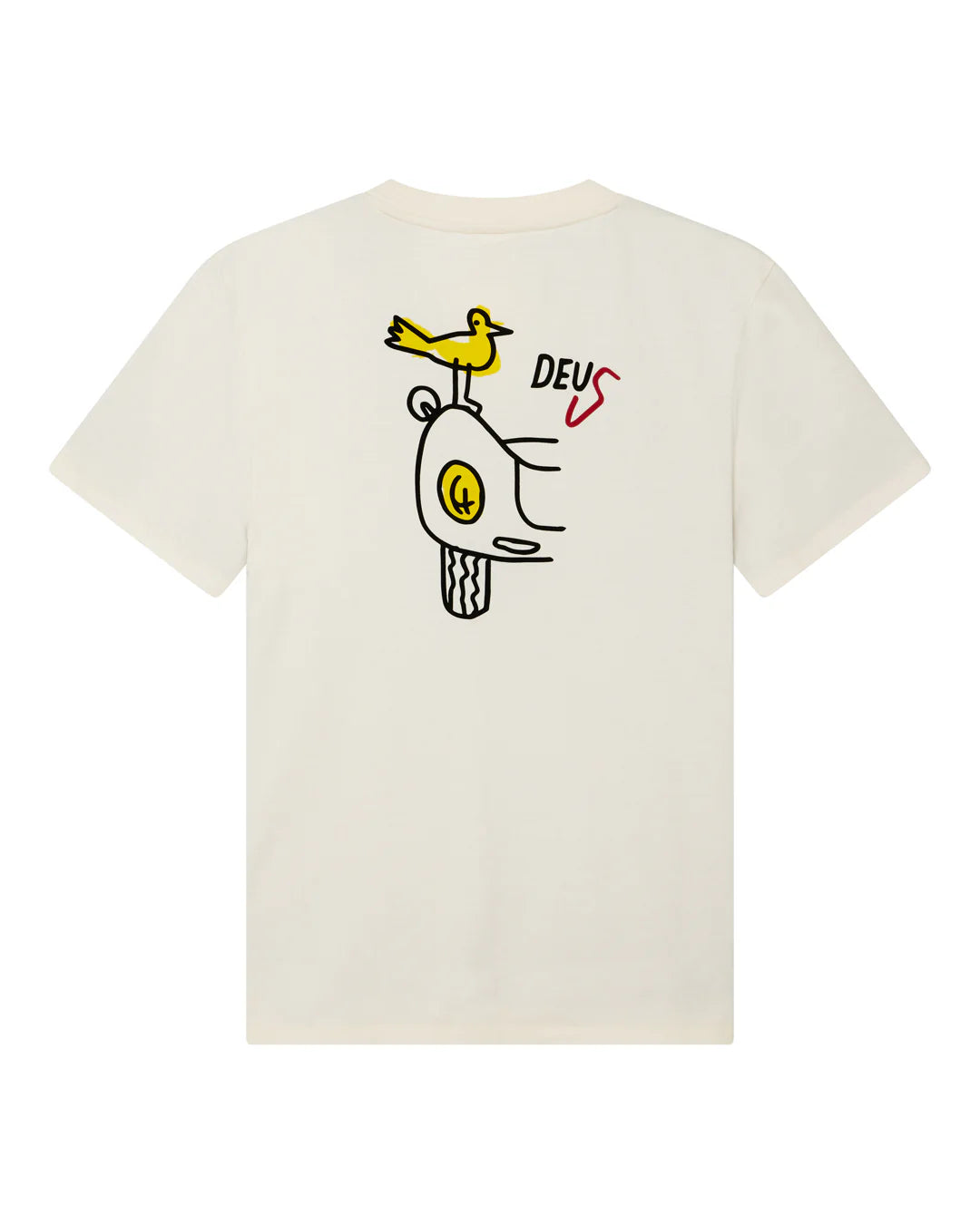 DEUS EX MACHINA SPECTER RARE BIRDS TEE - PRISTINE WHITE