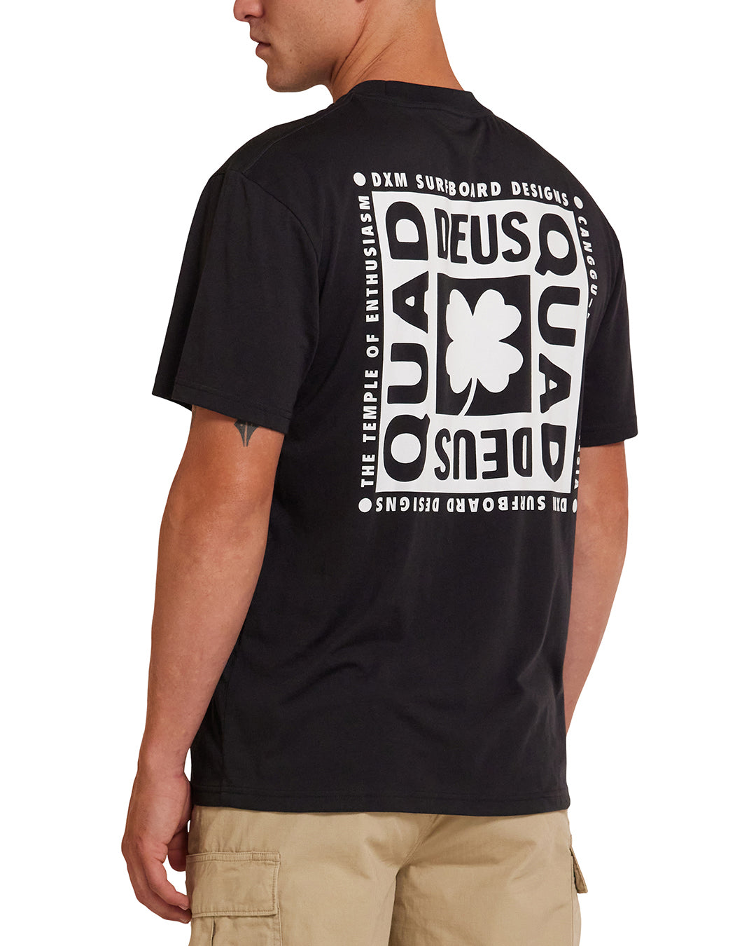 Quad Tee - Black|Model