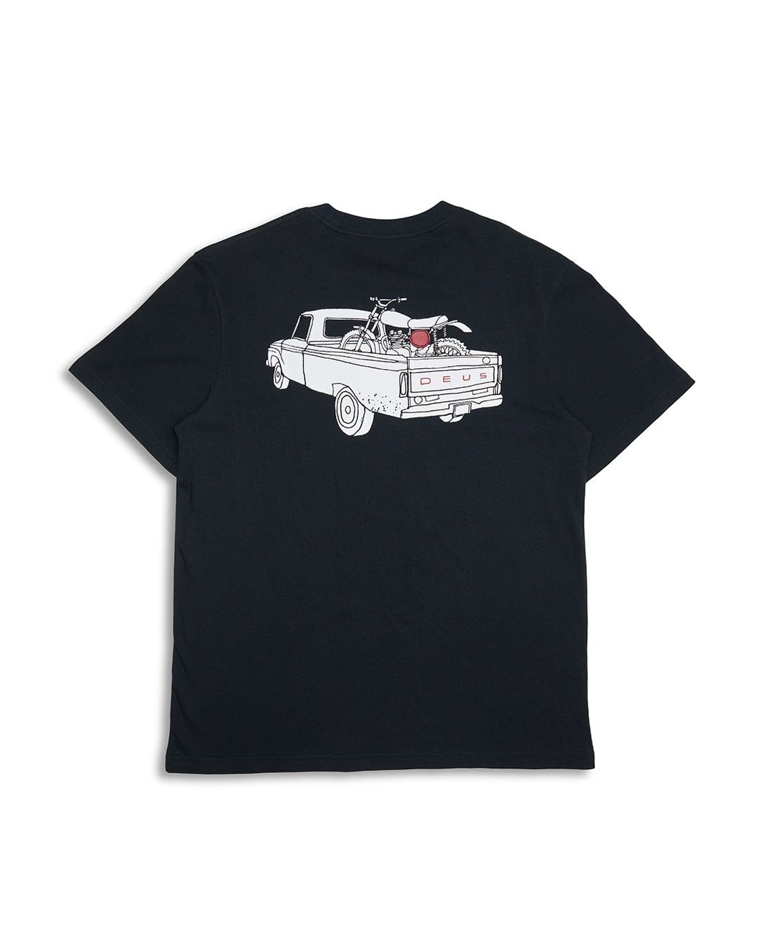 Carby Pickup Tee - Black|Flatlay