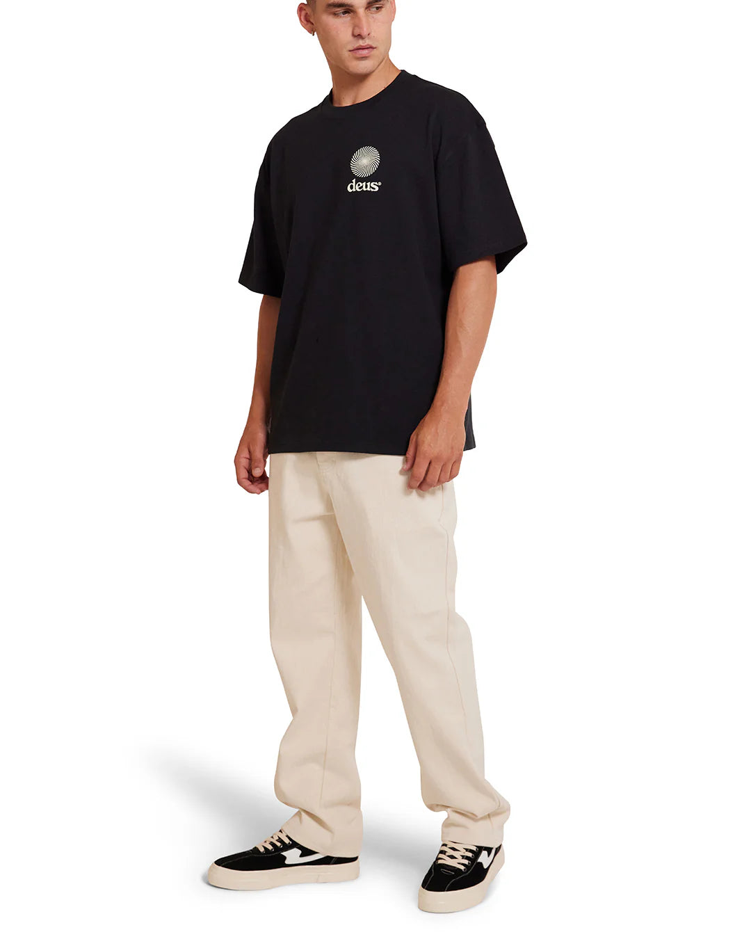 DEUS EX MACHINA STRATA TEE - BLACK