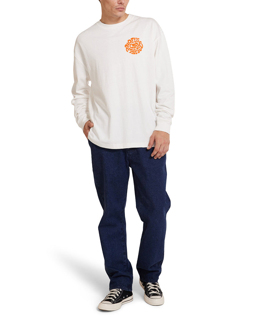 DEUS EX MACHINA PARADIGM LS TEE - VINTAGE WHITE