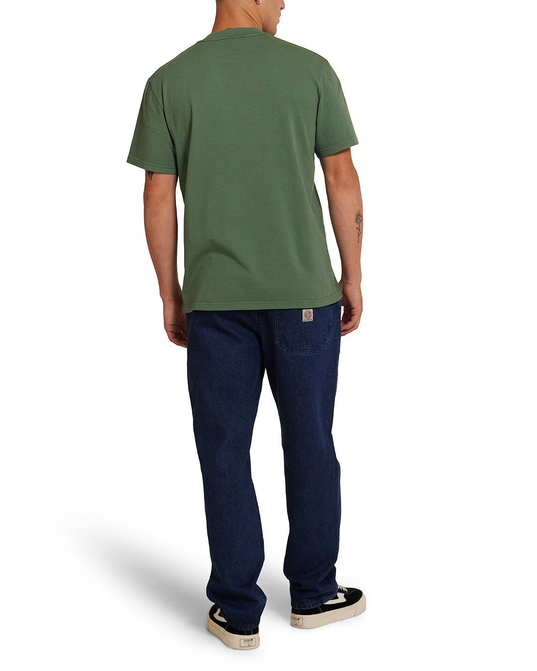 DEUS EX MACHINA SINGLE FIN TEE - HILLSIDE GREEN