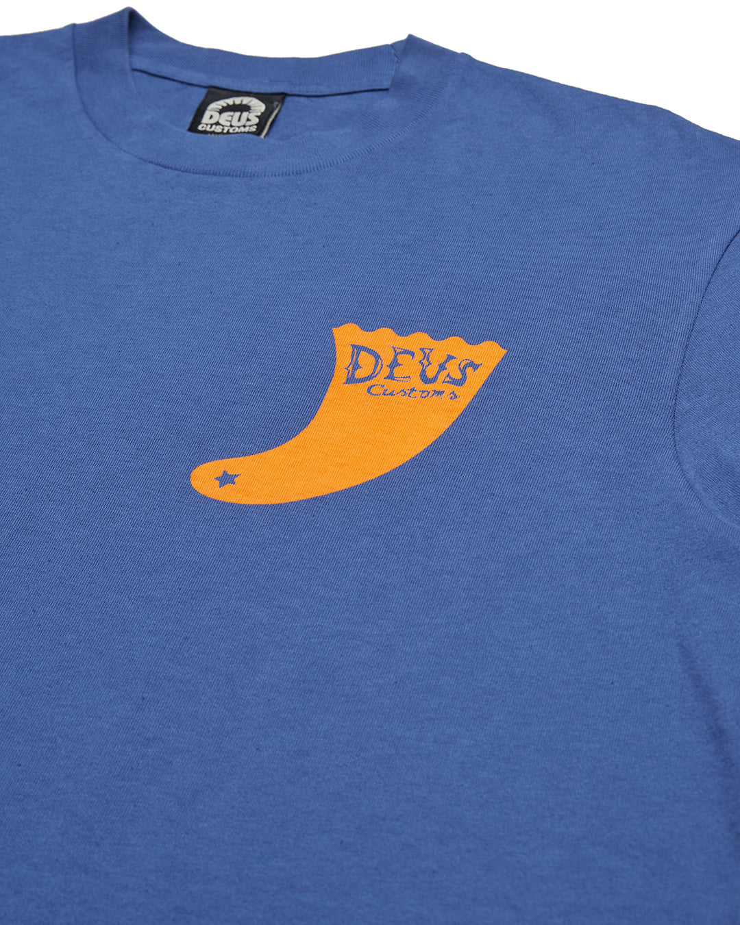 DEUS EX MACHINA SINGLE FIN TEE - MECHANIC BLUE