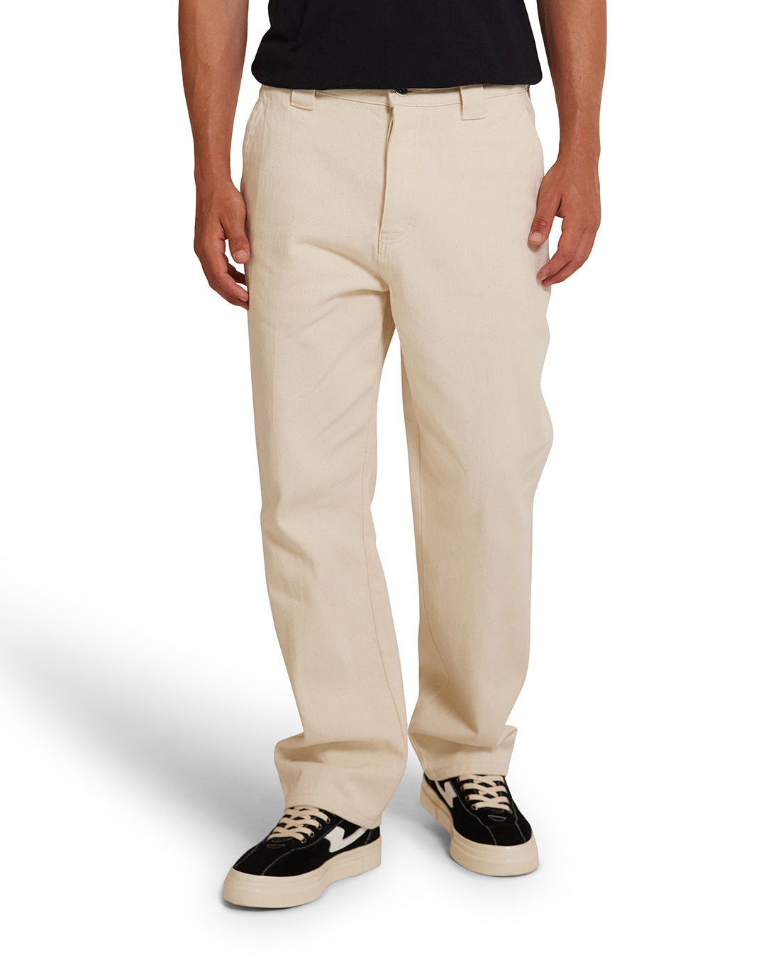 Hank Denim Pant - Natural|Model