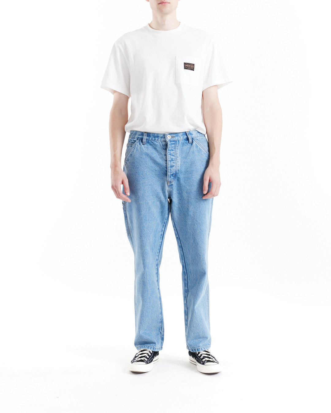 DEUS EX MACHINA BIG FELLA DENIM PANT - LT STONE