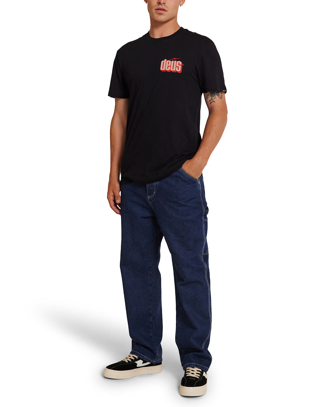 DEUS EX MACHINA BIG FELLA DENIM PANT - DRY INDIGO