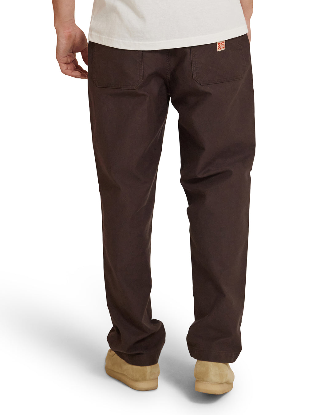 Hank Whipcord Pant - Choc Brown|Model