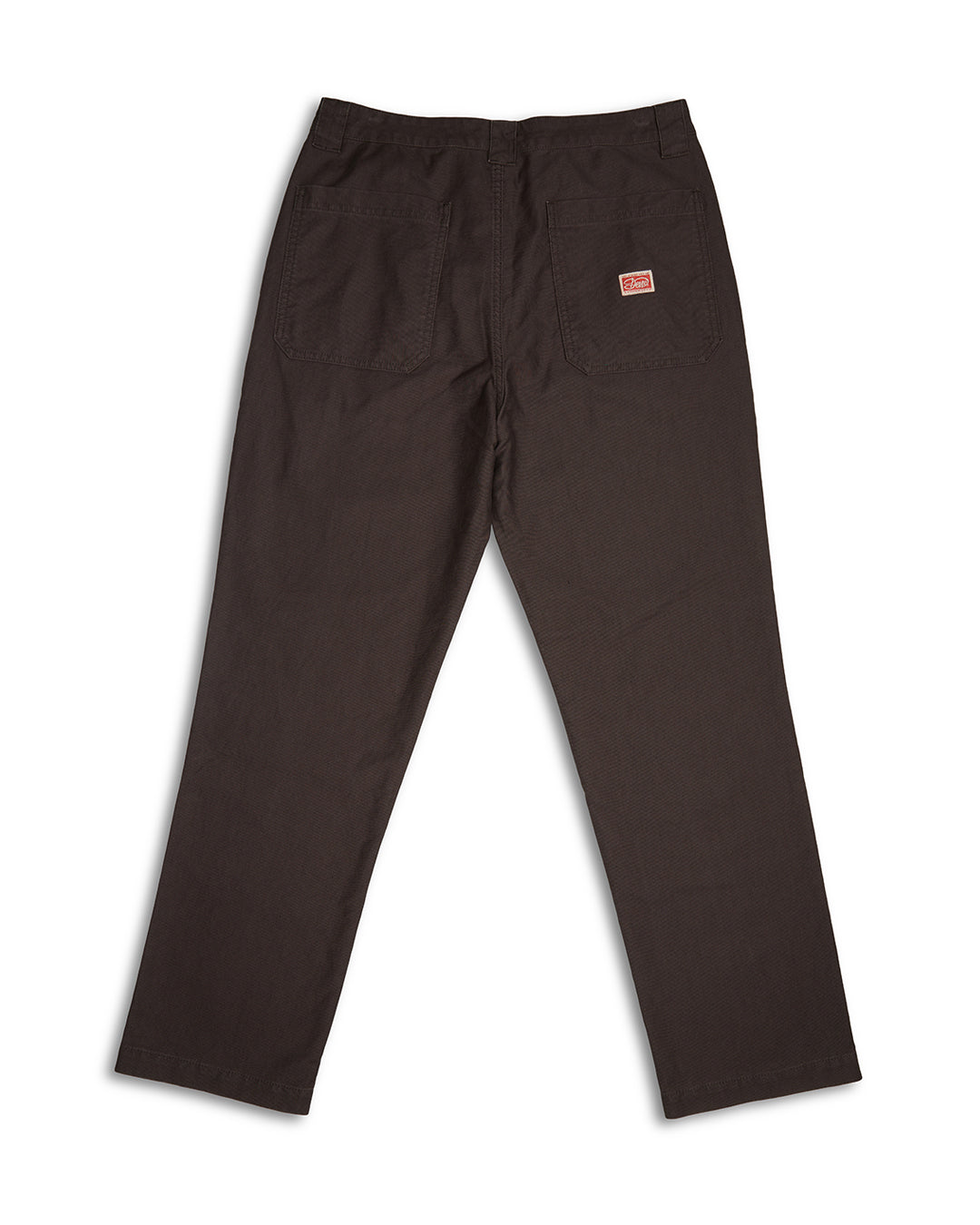 Hank Whipcord Pant - Choc Brown|Flatlay