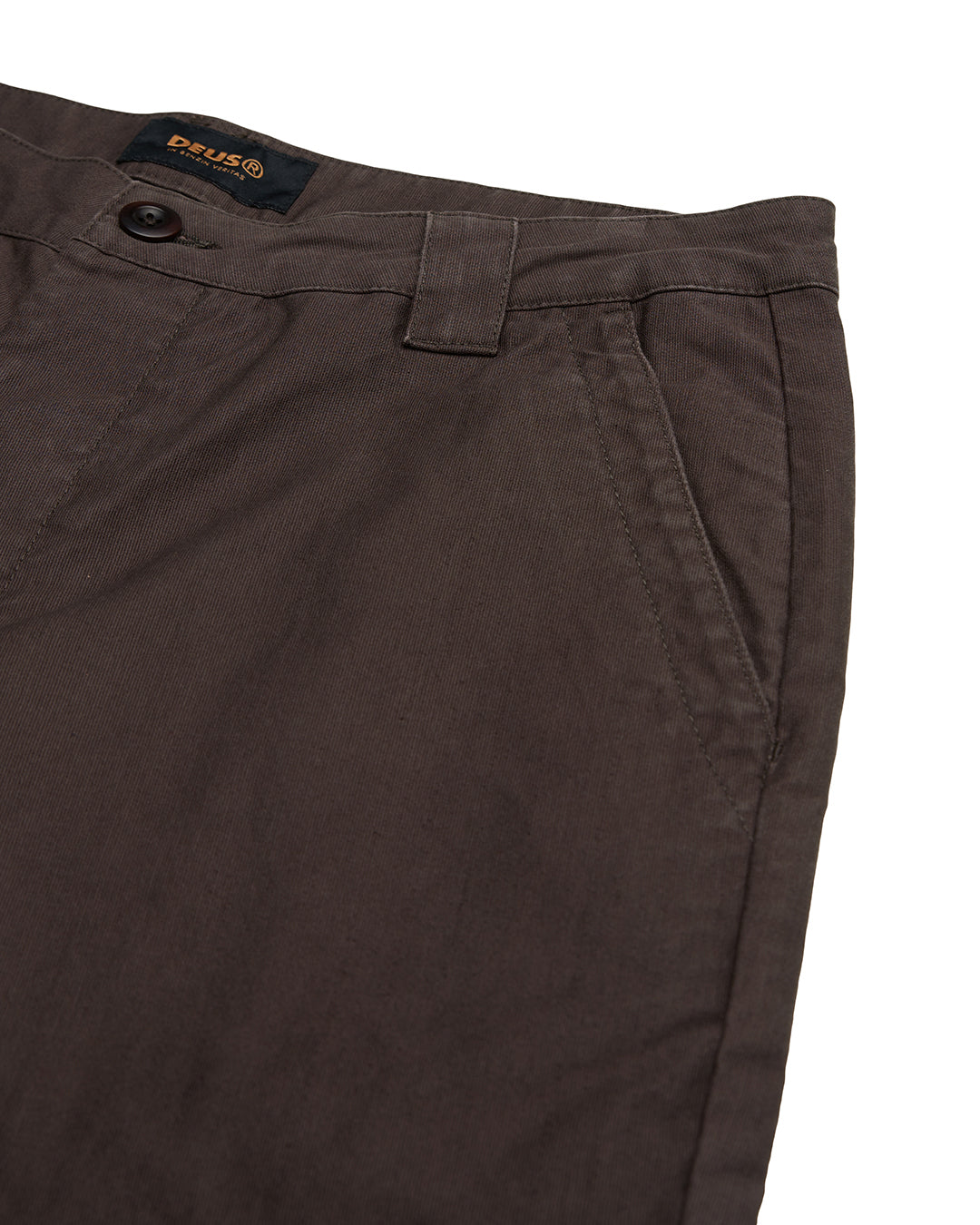 DEUS EX MACHINA HANK WHIPCORD PANT - CHOC BROWN