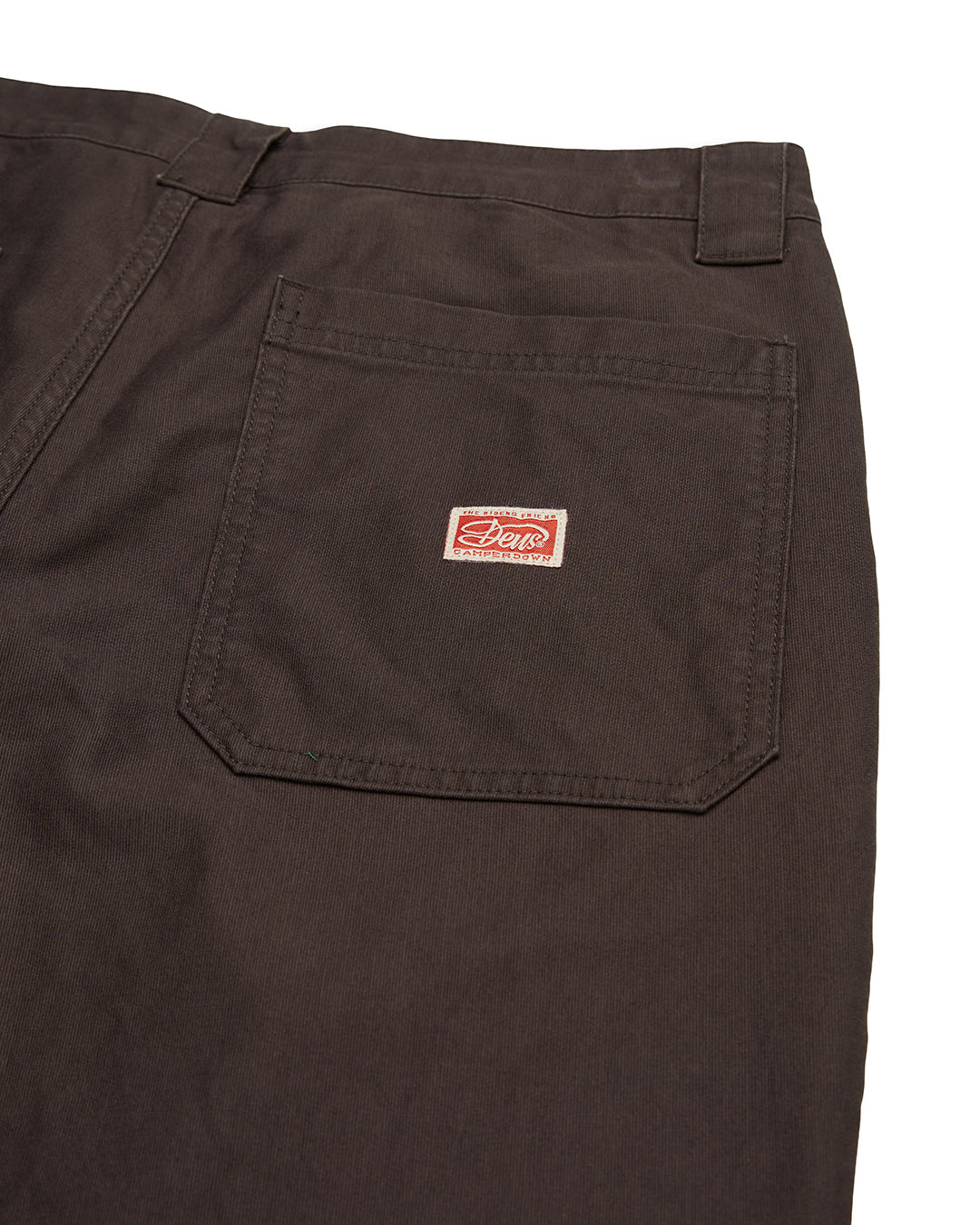 DEUS EX MACHINA HANK WHIPCORD PANT - CHOC BROWN
