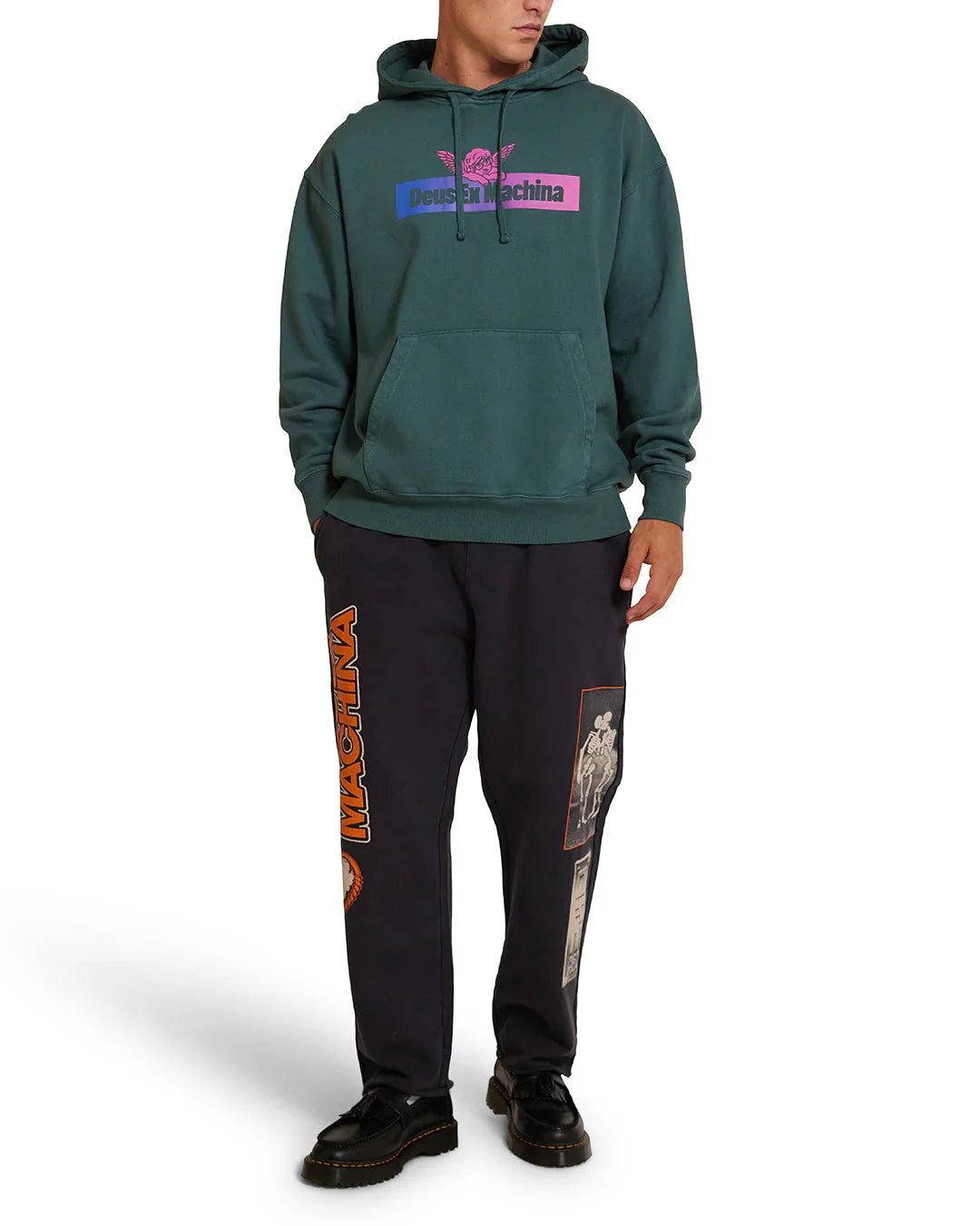 DEUS EX MACHINA RE-CIRCULATION TRACKPANT - CAVIAR