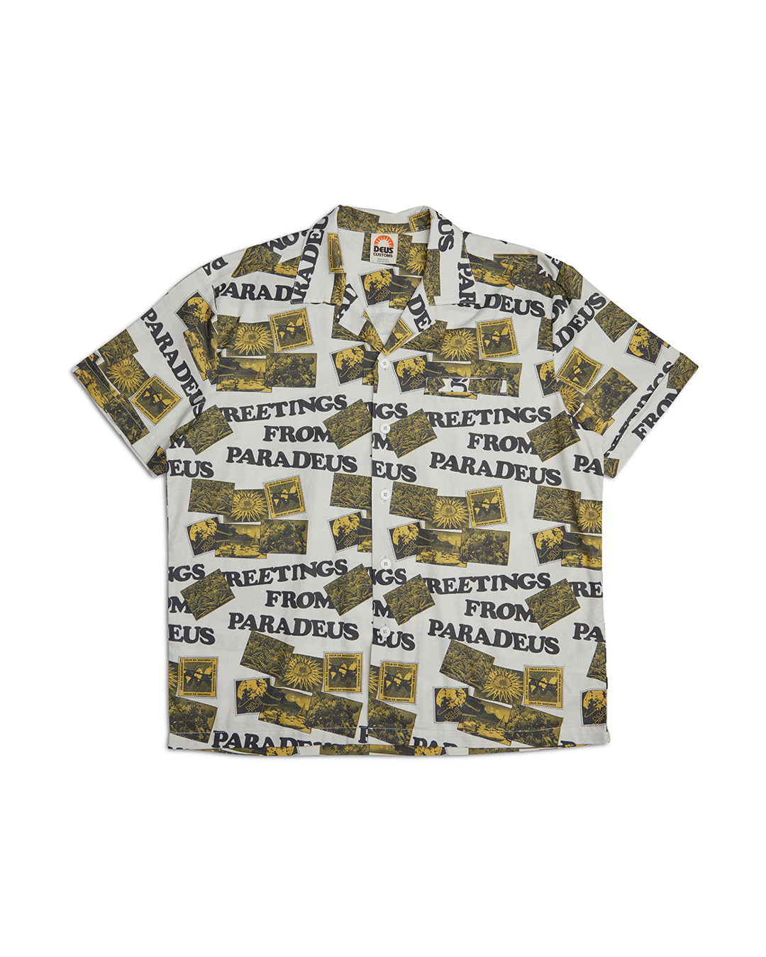 Paradeus Shirt - Dirty White|Flatlay