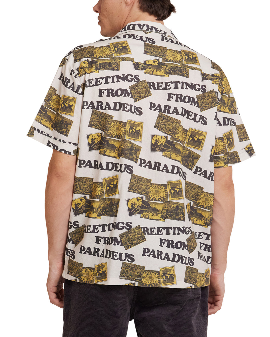 Paradeus Shirt - Dirty White|Model
