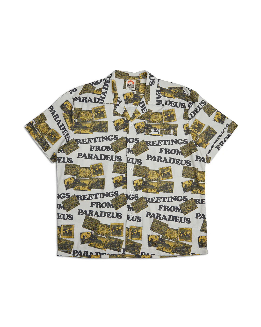 Deus Ex Machina Paradeus Shirt — Dirty White — view 3