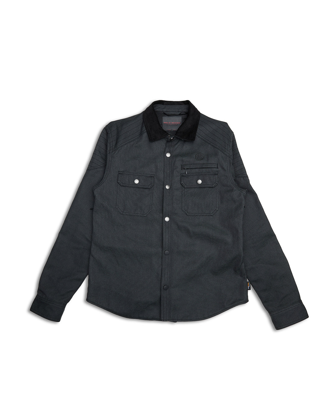 Canter Overshirt - Black|Flatlay