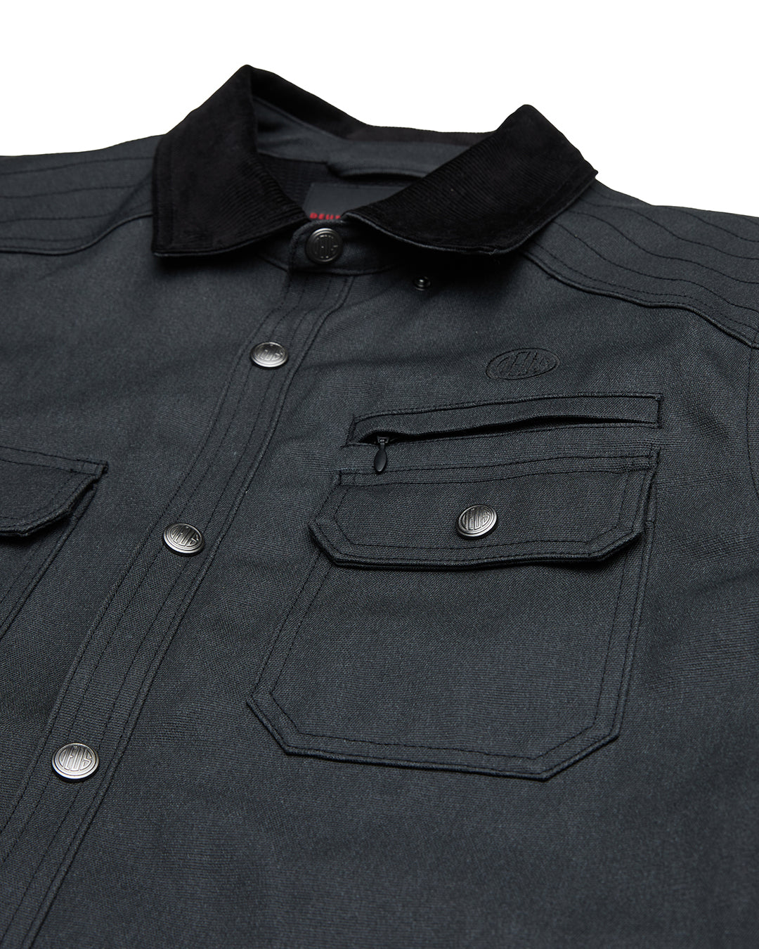 DEUS EX MACHINA CANTER OVERSHIRT - BLACK